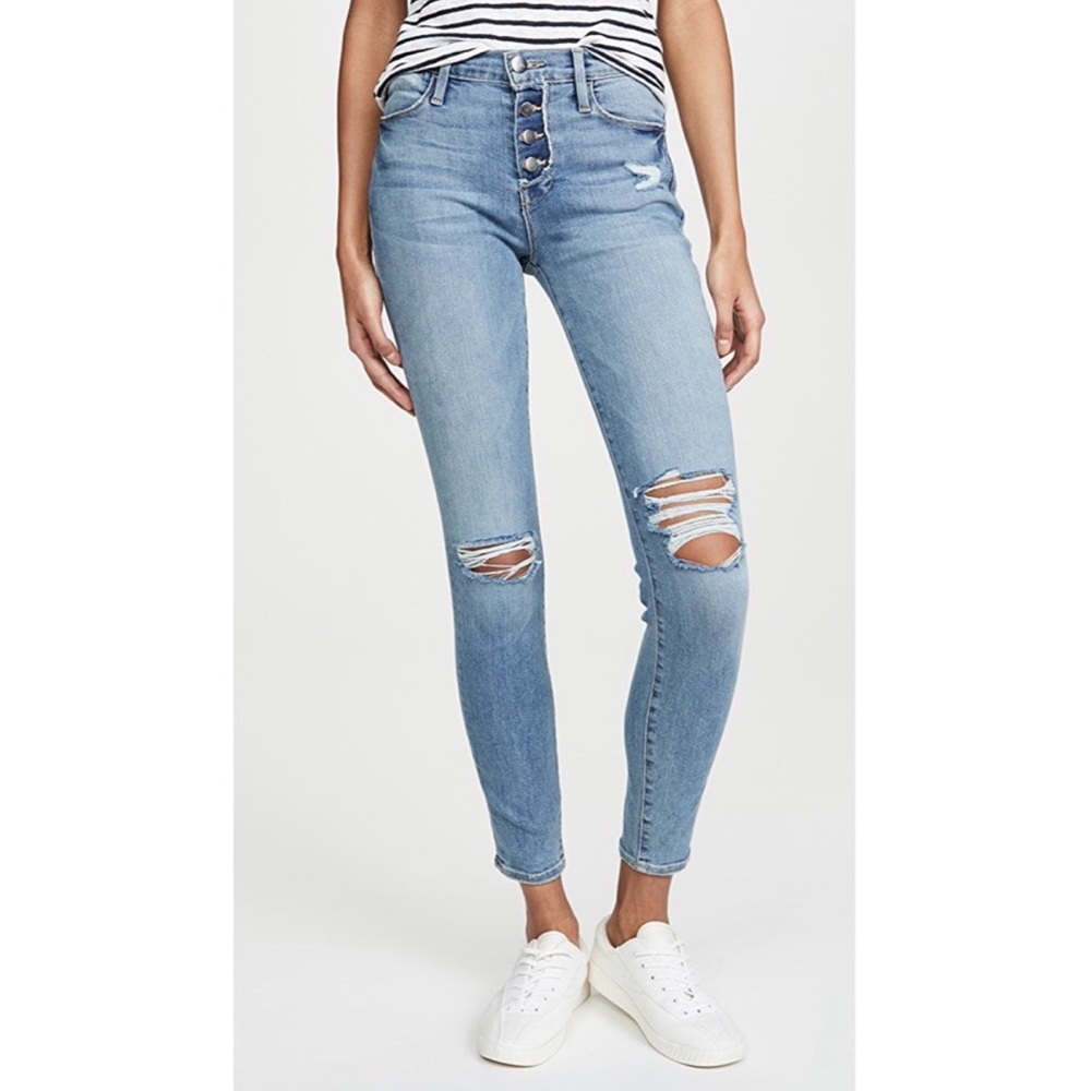 NWT FRAME Le High Skinny Button Fly Jeans - 29